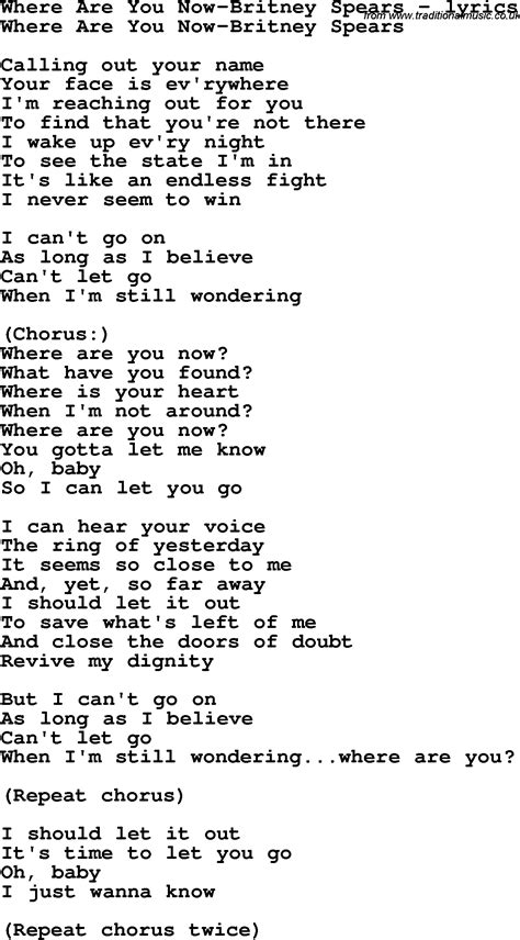 where are you now lyrics